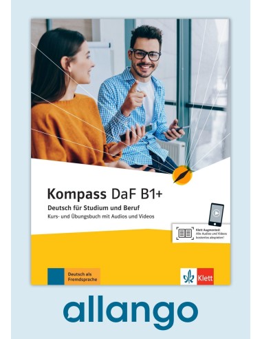 Kompass-DaF-B1+-Kurs-und-Übungsbuch-Digitale-Ausgabe-allango-Unterrichtende-Lernende-24-Monate