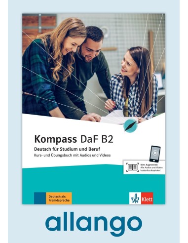 Kompass-DaF-B2-Kurs-und-Übungsbuch-Digitale-Ausgabe-allango-Unterrichtende-Lernende-24-Monate