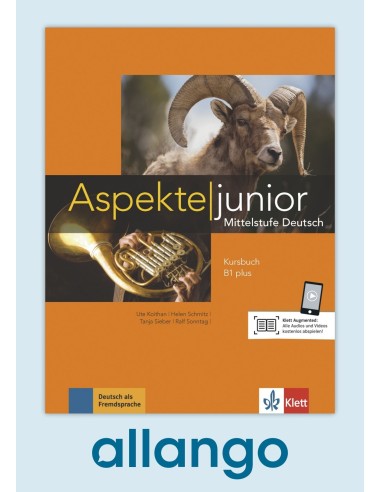 Aspekte-junior-B1-plus-Kursbuch-mit-Audios-Digitale-Ausgabe-allango-Unterrichtende-Lernende-24-Monate