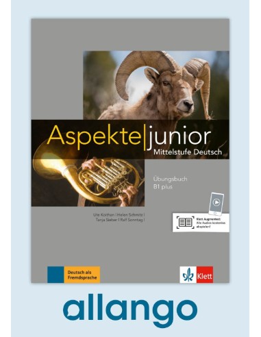 Aspekte-junior-B1-plus-Übungsbuch-mit-Audios-Digitale-Ausgabe-allango-Unterrichtende-Lernende-24-Monate