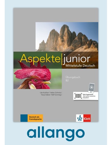 Aspekte junior B2 Übungsbuch mit Audios - Digitale Ausgabe allango (Unterrichtende/Lernende, 24 Monate)