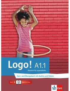 Logo!-A1-1-Kursbuch-und-Übungsbuch-mit-Audios-&-Videos-online-Klett-Book-App-Code-για-12μηνη-χρήση