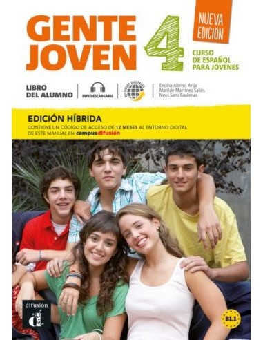 Gente-joven-4-Nueva edición-Ediciónhíbrida-Libro-del-alumno