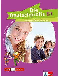 Die-Deutschprofis-B1-Kursbuch-mit-Audios-und-Clips-online-Klett-Book-App-Code-για-12μηνη-χρήση