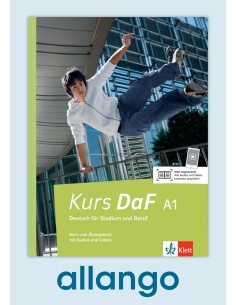 Kurs-DaF-A1-Kurs-und Übungsbuch - Digitale-Ausgabe allango--Unterrichtende-Lernende-24-Monate
