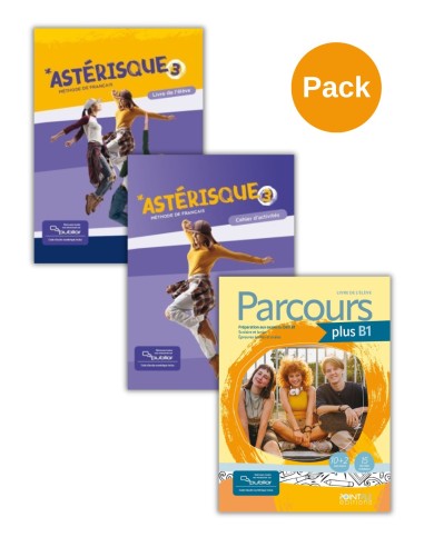 Astérisque-B1-Power-Pack-Set-of-three-livre-de-l-élève-cahier-d-activité-parcours-plus-b1