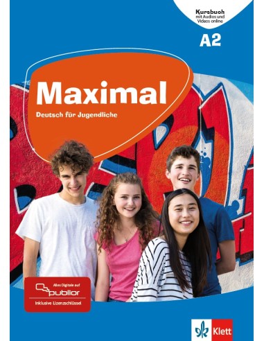 Maximal-A2-Kursbuch-mit-Audios-und-Videos-online-Publior-Code-για-12μηνη-χρήση